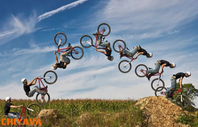 حرکات نمایشی با دوچرخه در ایران